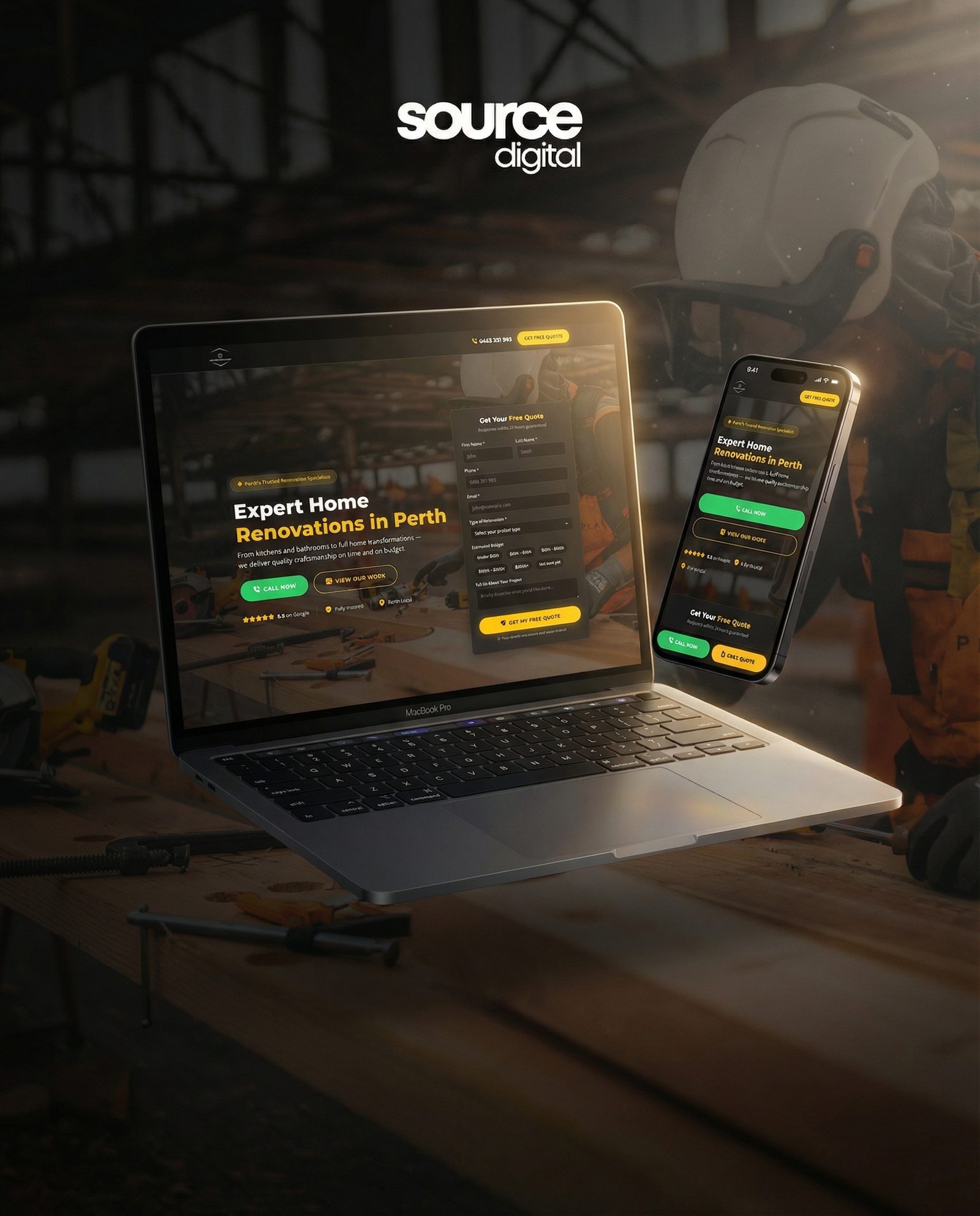 Landing page design Perth. custom coded landing page built by Source Digital for Kang